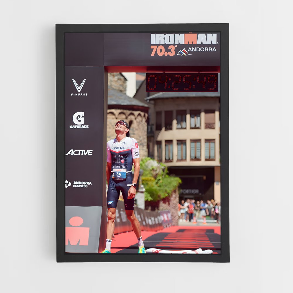 Poster L'Endurance de Frodeno – affiche Athlétisme (vue 2)